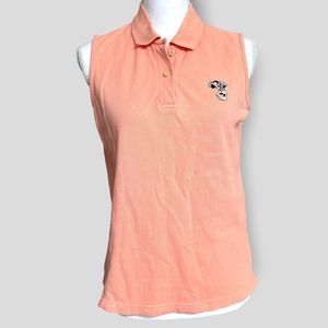 Women’s EP Pro Golf Sleeveless Polo with Minnie Mouse Embroidery. Size Medium